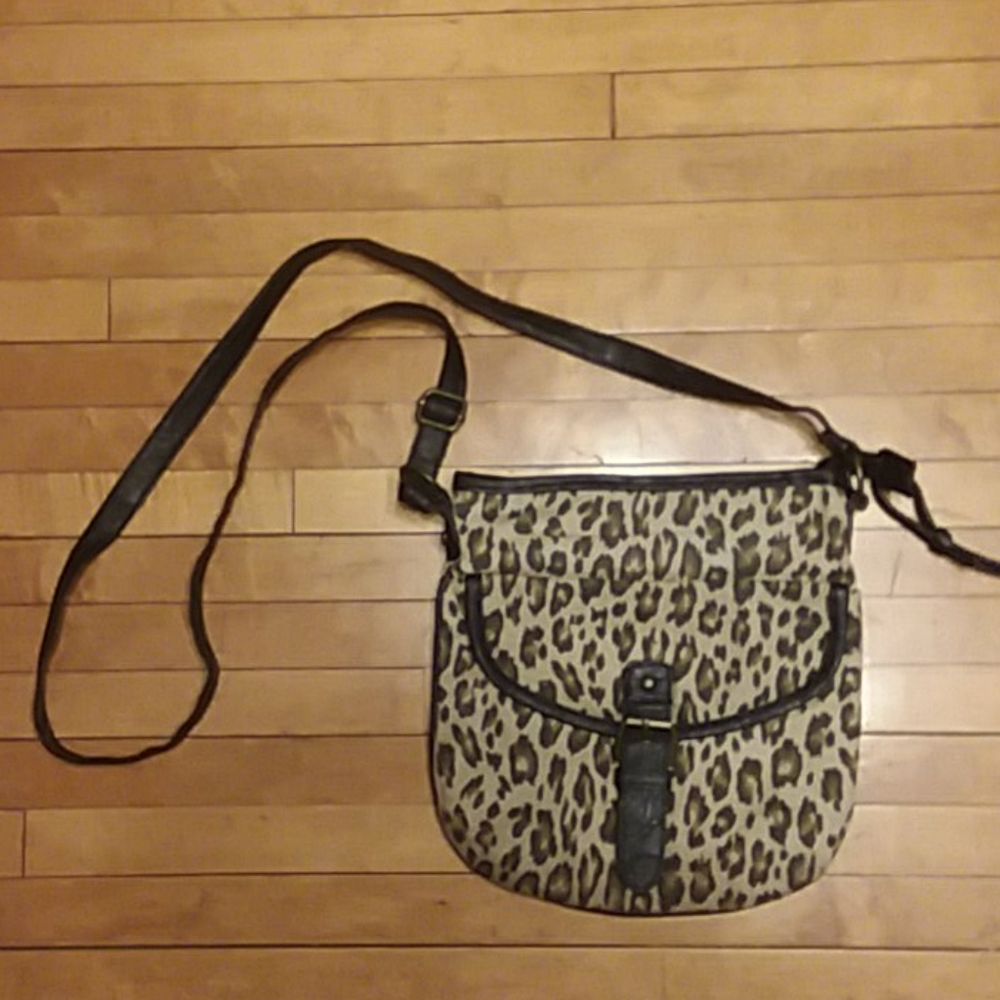 Leppard crossbody purse